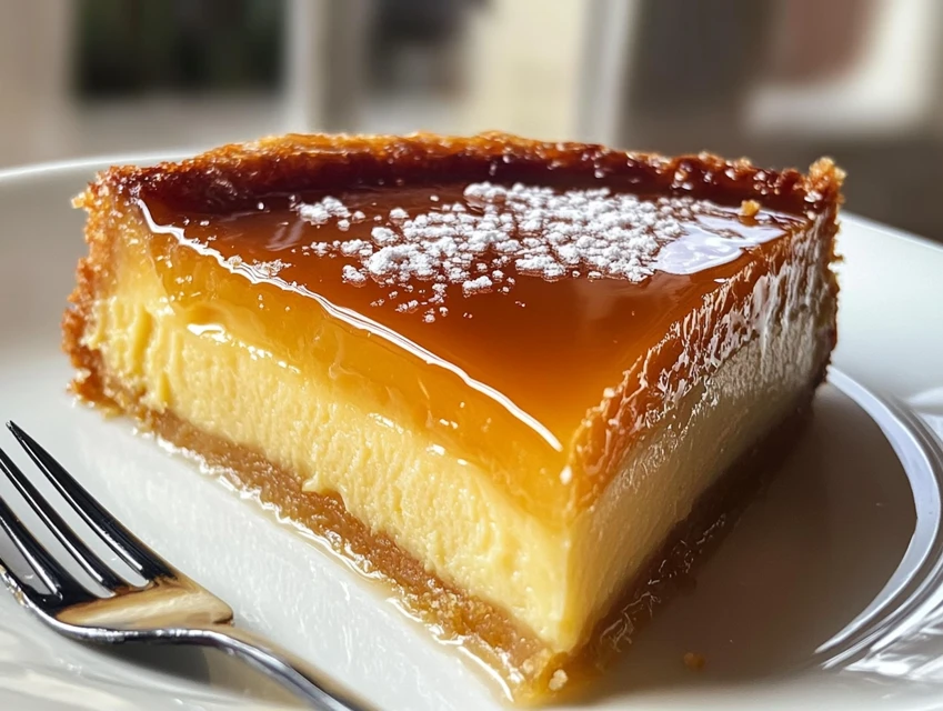 Gâteau Magique au Caramel au Beurre Salé