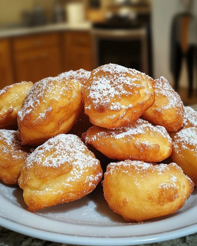 Beignets aux pommes façon bretonne