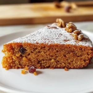 Gâteau aux Carottes Sain et Gourmand