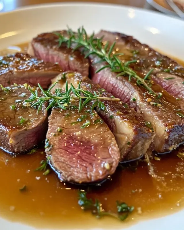 Rôti de bœuf tendre et juteux