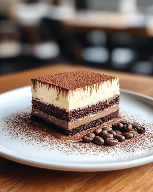 Gâteau au café et ganache chocolatée