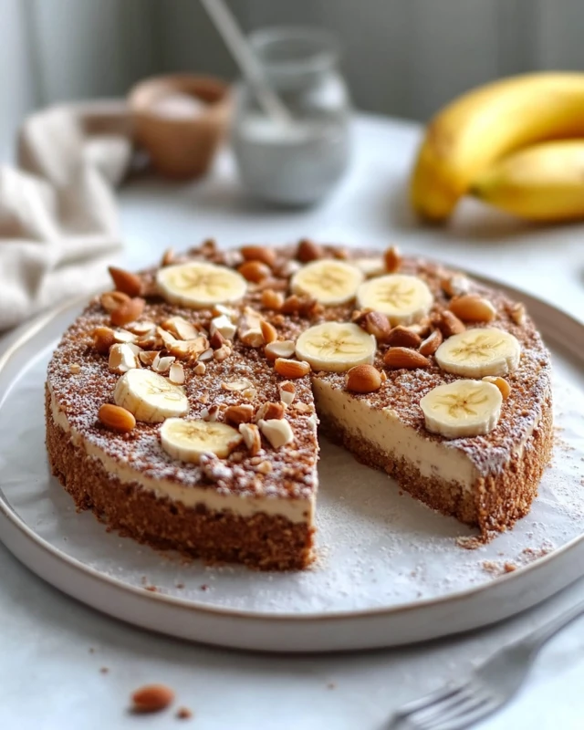 Gâteau Diététique Coupe-Faim aux Flocons d'Avoine