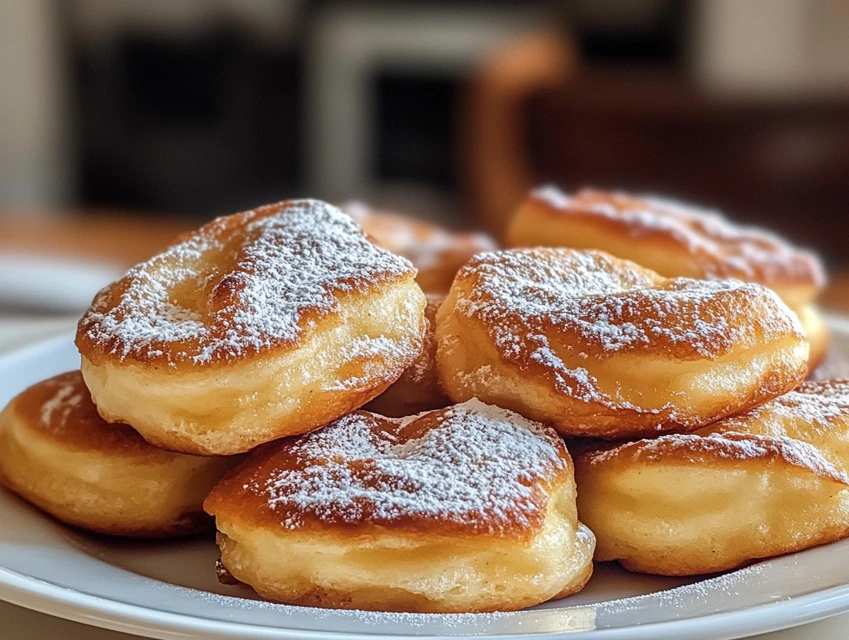 Beignets aux pommes façon bretonne