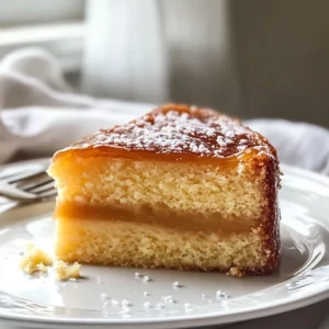 Gâteau Magique au Caramel au Beurre Salé