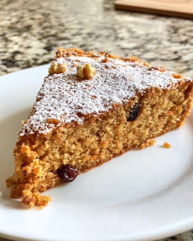 Gâteau aux Carottes Sain et Gourmand