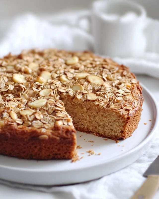 Gâteau Diététique Coupe-Faim aux Flocons d'Avoine