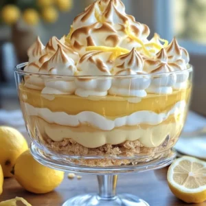 Charlotte au Citron Meringuée
