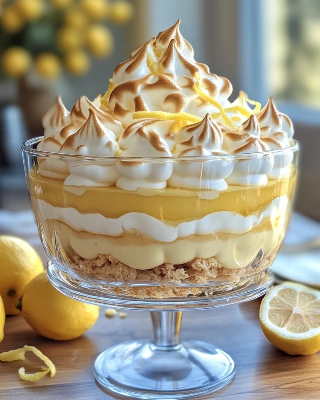 Charlotte au Citron Meringuée