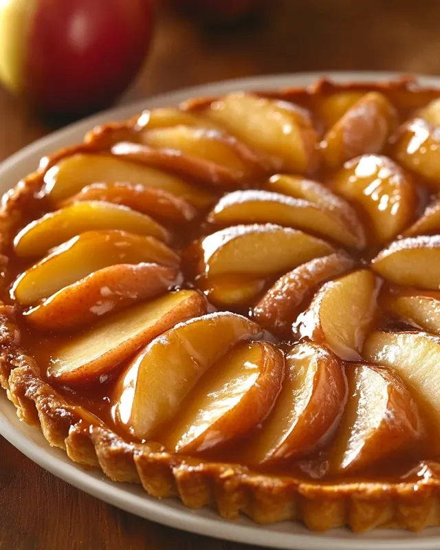 Tarte renversée aux pommes caramélisées