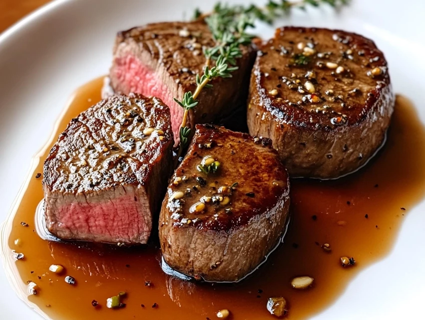 Filet Mignon Sauce Miel Moutarde