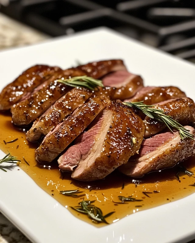 Magrets de canard au miel pour Nöel