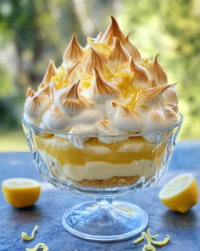 Charlotte au Citron Meringuée