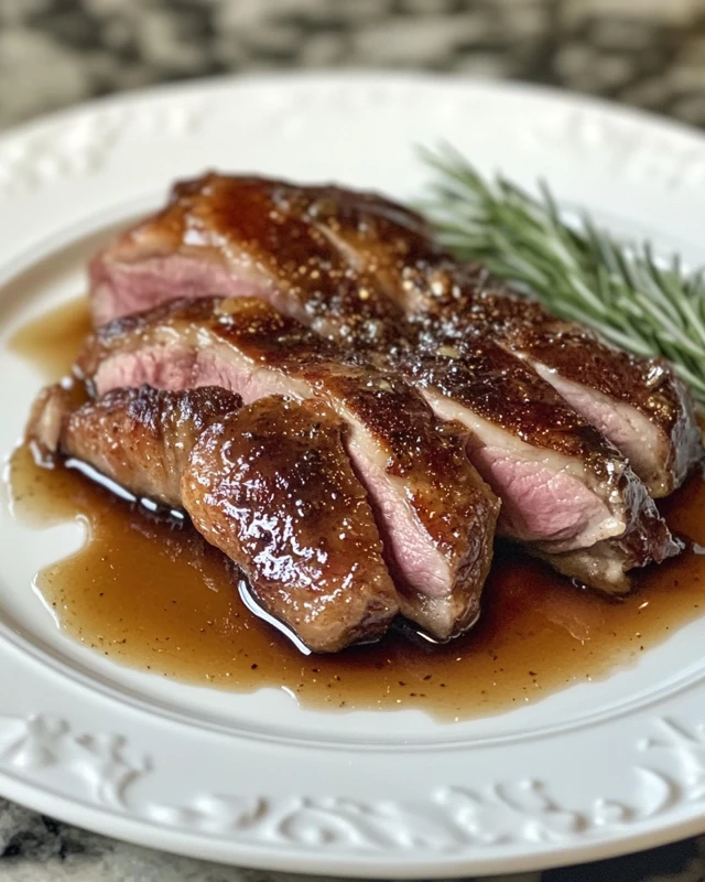 Magrets de canard au miel pour Nöel