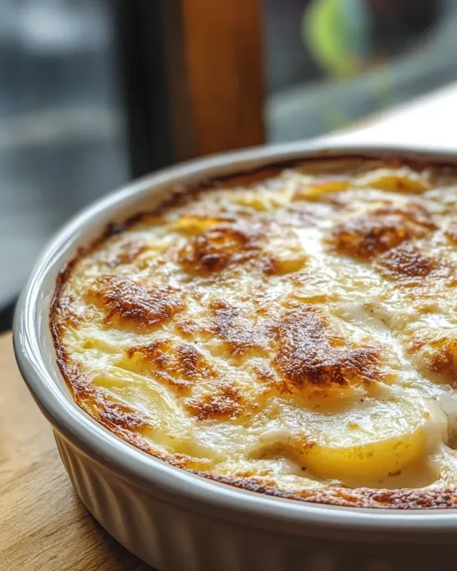 Pommes de terre gratinées au reblochon