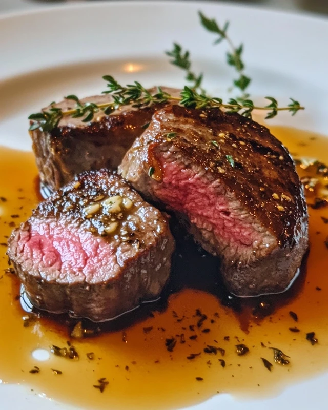 Filet Mignon Sauce Miel Moutarde