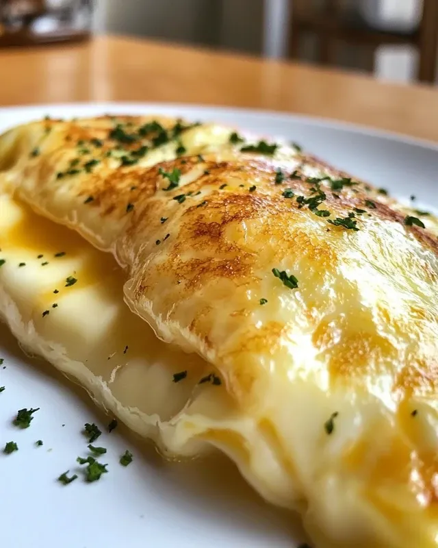 omelette au fromage
