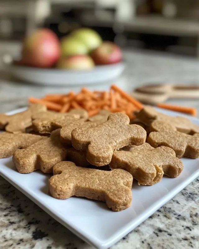 Os à croquer aux pommes et carottes pour chiens