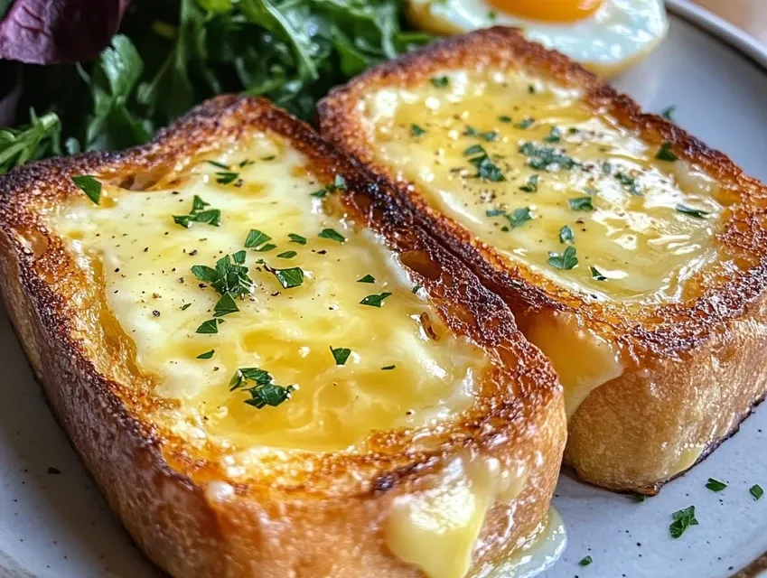 pain perdu salé au fromage
