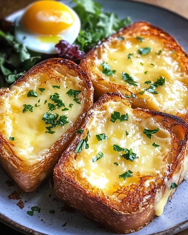 pain perdu salé au fromage