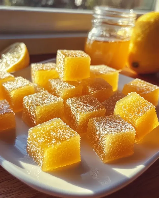 gummies citron gingembre sirop d'érable
