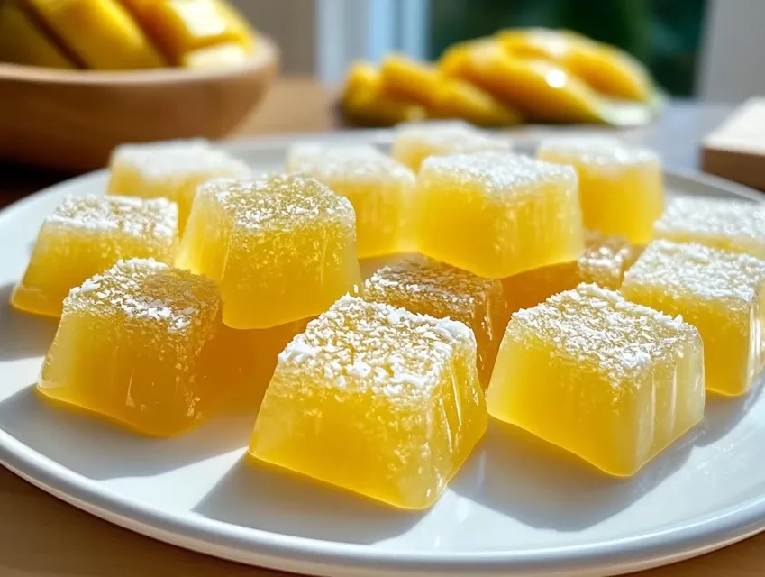 gummies à la mangue et lait de coco