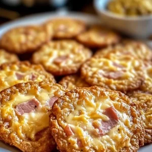 cookies salés au jambon et fromage