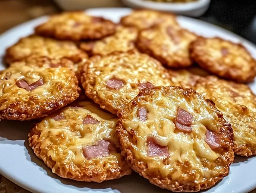 cookies salés au jambon et fromage