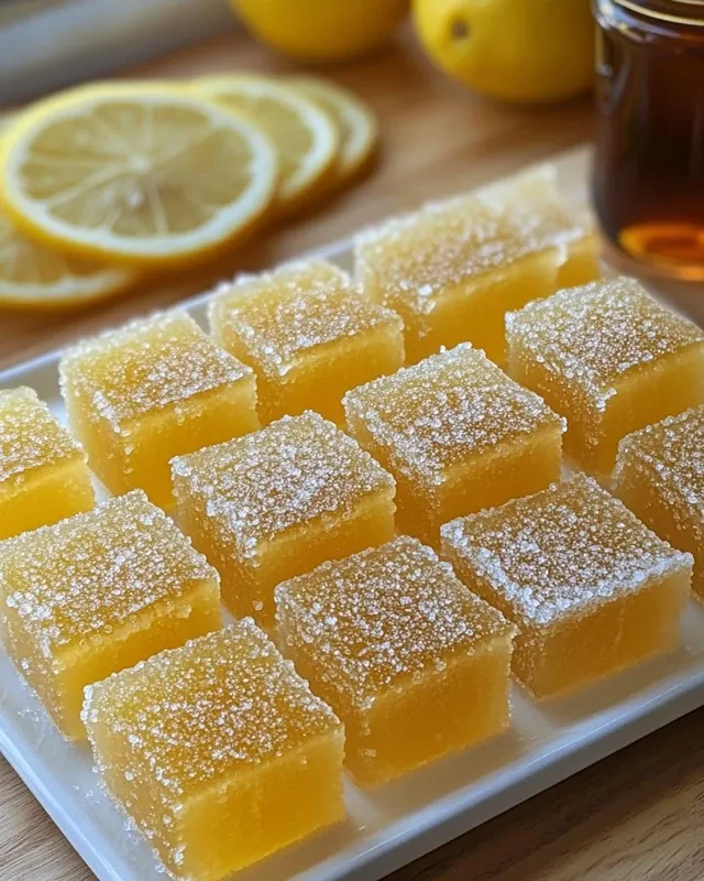 gummies citron gingembre sirop d'érable