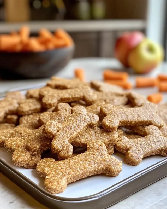 Os à croquer aux pommes et carottes pour chiens