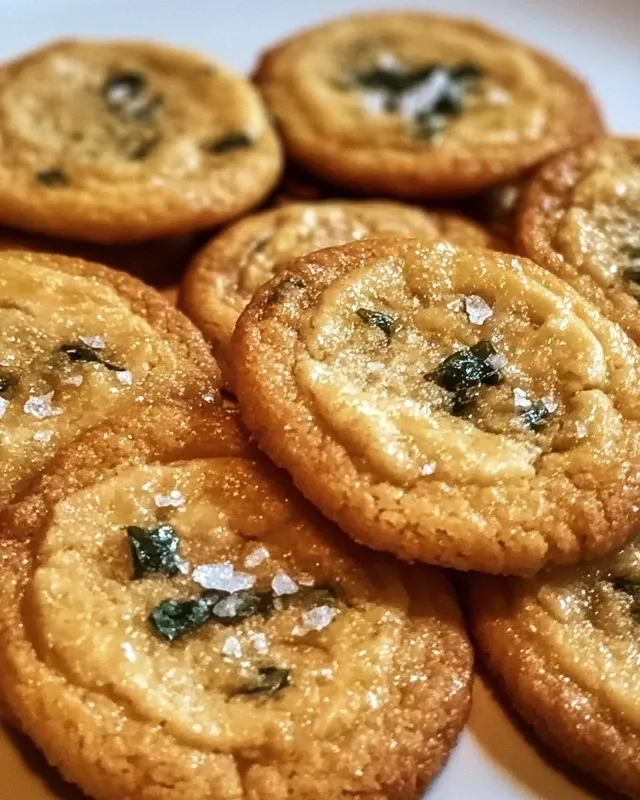 Cookies au fromage parmesan et basilic