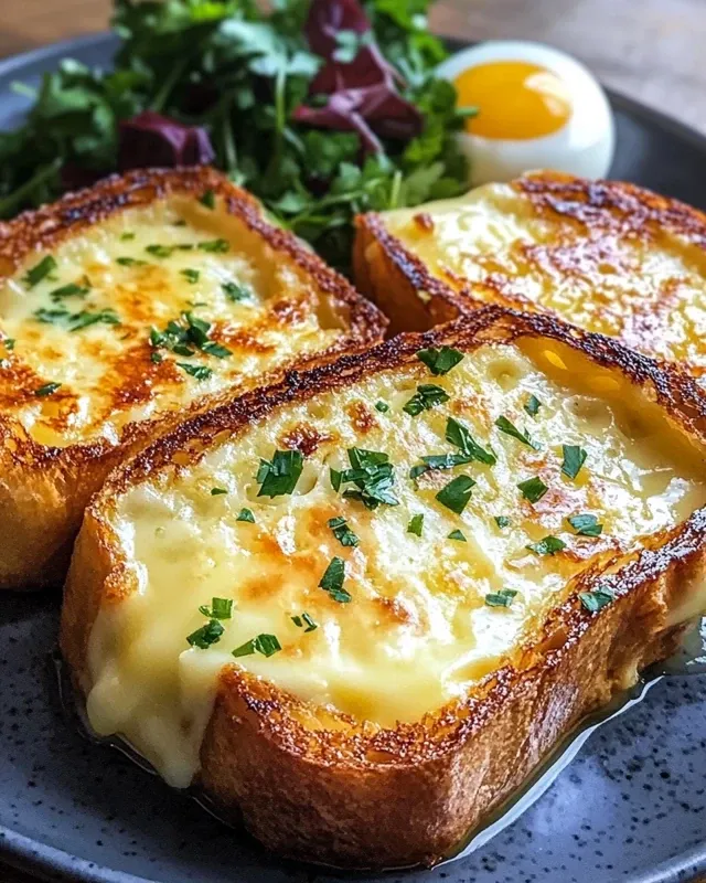 pain perdu salé au fromage