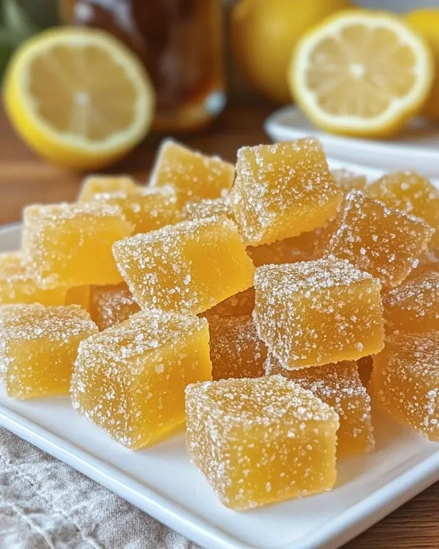 gummies citron gingembre sirop d'érable