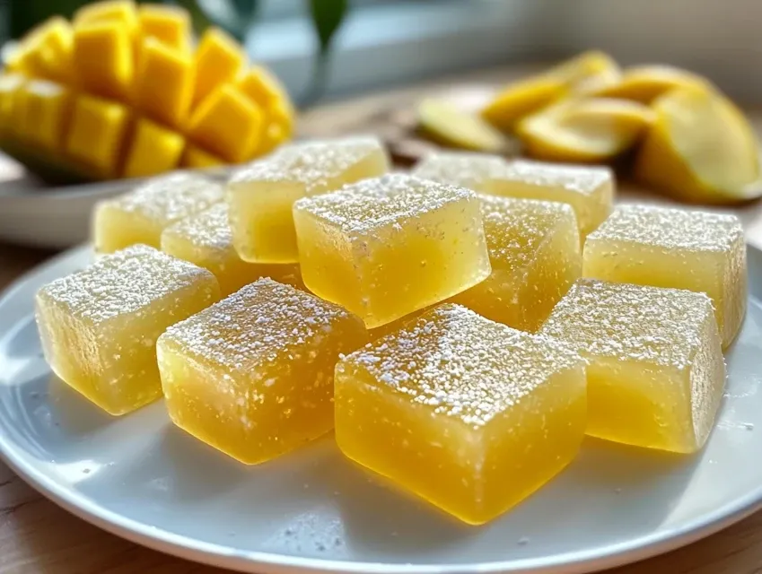 gummies à la mangue et lait de coco