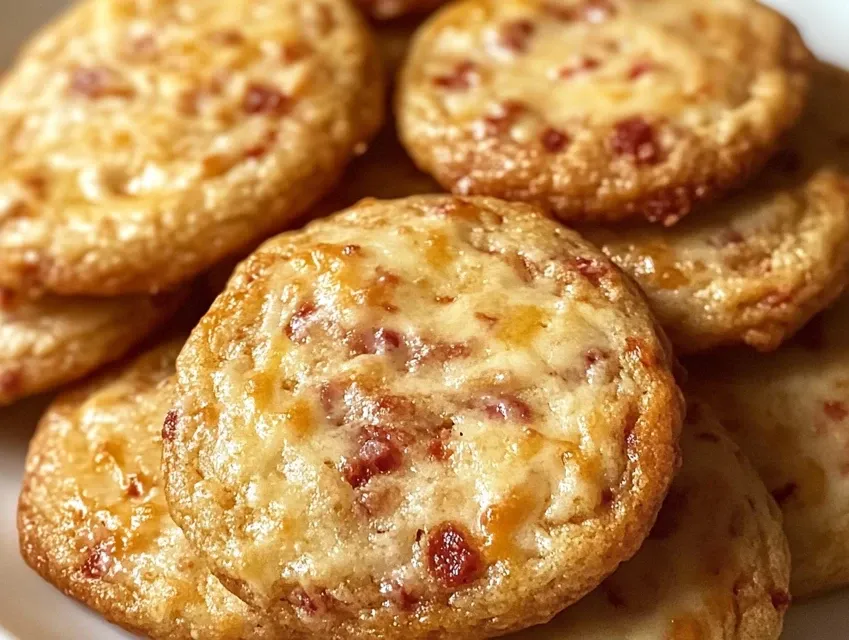 Cookies salés au chorizo et comté