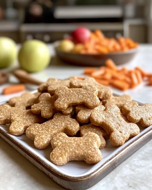 Os à croquer aux pommes et carottes pour chiens