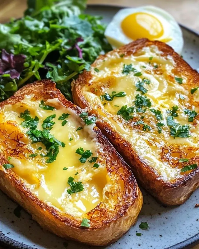 pain perdu salé au fromage