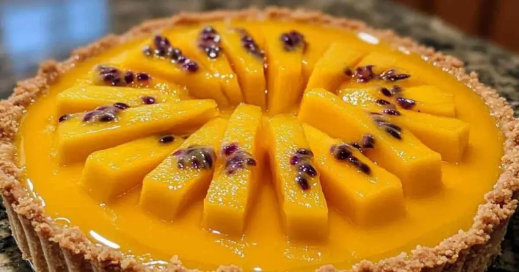 Tarte Sans Cuisson Mangue et Passion