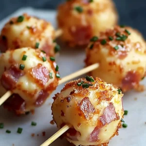 Cake pops salés jambon fromage
