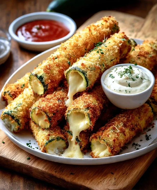 Cigares de Courgettes Croustillants au Fromage