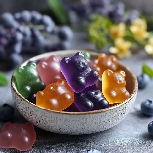 gummies myrtille lavande