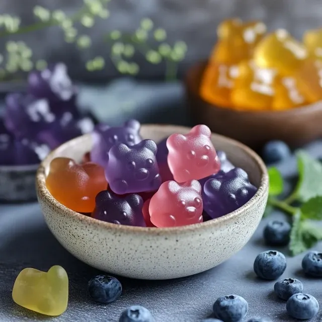 gummies myrtille lavande
