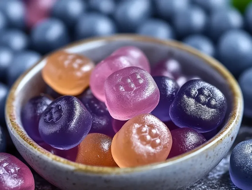 gummies myrtille lavande