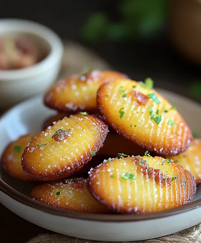 Madeleines salées au chorizo et Comté recette