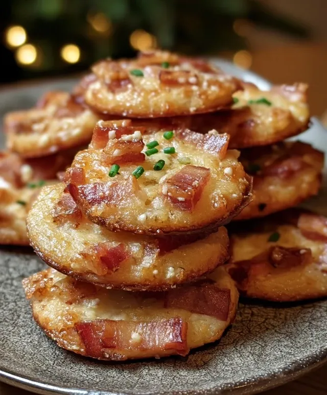 Cookies salés aux lardons fumés et reblochon