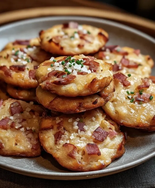 Cookies salés aux lardons fumés et reblochon