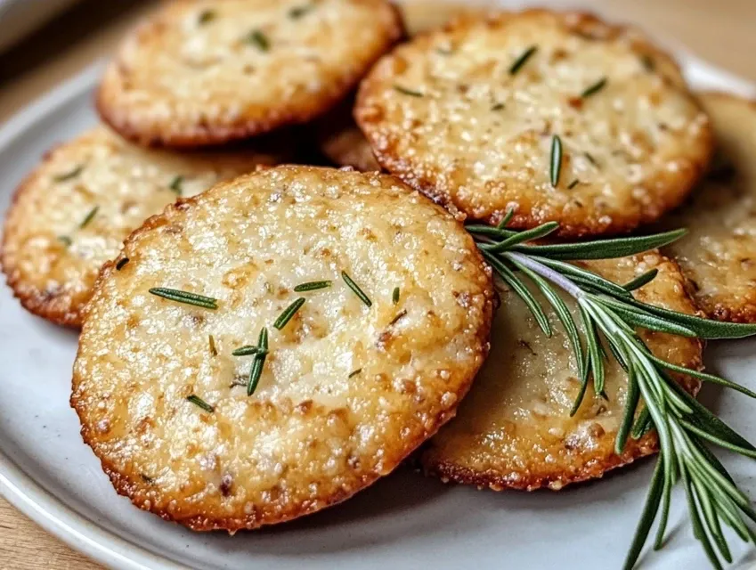Cookies salés chèvre miel romarin