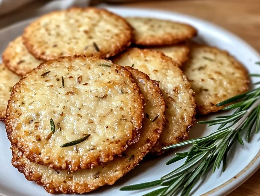 Cookies salés chèvre miel romarin