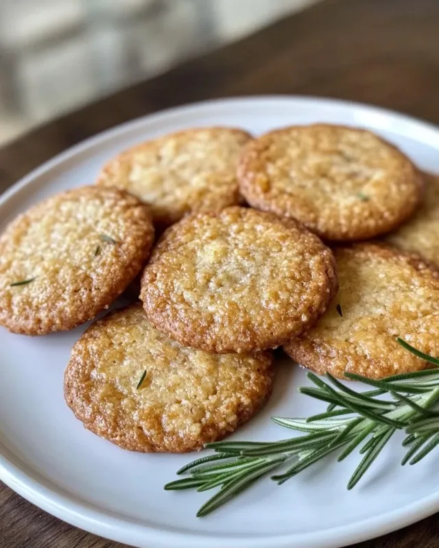 Cookies salés chèvre miel romarin