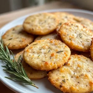 Cookies salés chèvre miel romarin