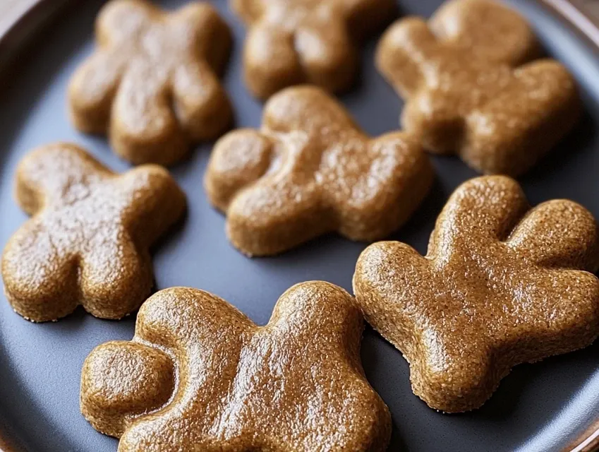 Gâteaux pour chiens à la banane et au beurre de cacahuète